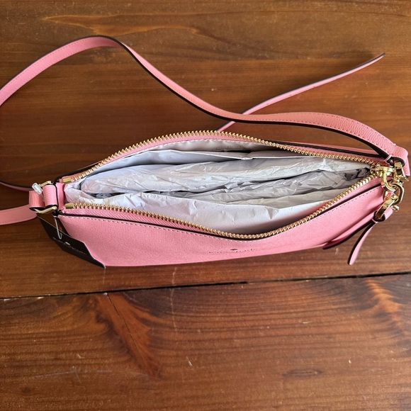 Kate Spade Ginnie Crossbody Grapefruit Soda Pink - Picture 6 of 9